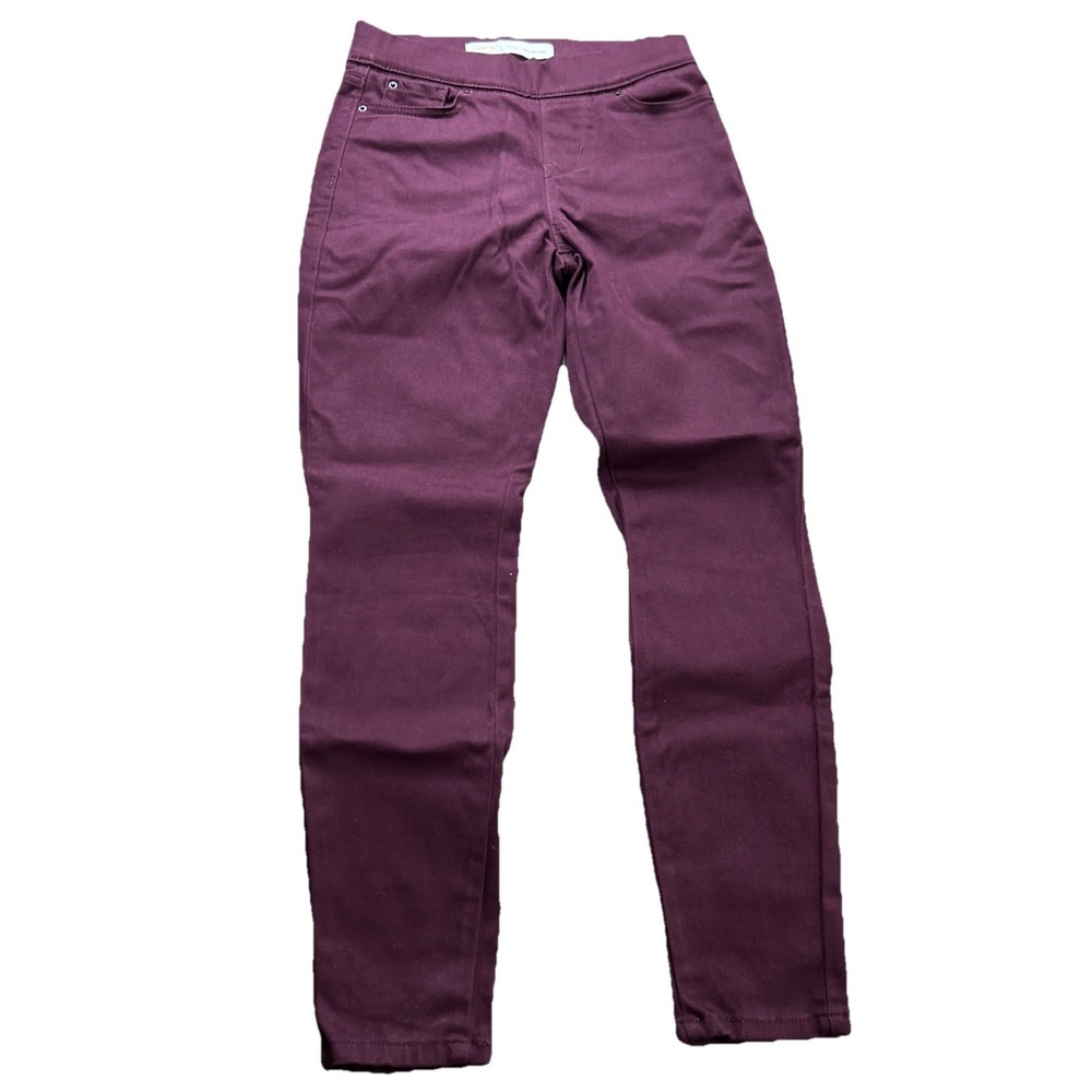 Levi's Signature women's Pull On Pants 2s 26x28 Purple Levi